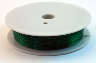 "Gamma" Проволока для бисера металл DGB- 3 d 0. 3 мм 50 м №05 зеленый