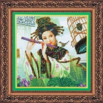 Набор для вышивки бисером на холсте «Весенний цветок"»