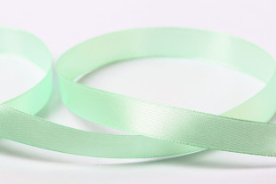 Лента атласная 12 мм ( 1/2 ") "Gamma" №056 серо-зеленый 33 метра
