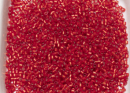 Бисер Япония MIYUKI Delica цилиндр 10/0 5 г DBM-0683 темно-рубиновый полуокрашенный серебряная линия внутри матовый