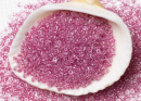 Бисер Япония MIYUKI Seed Beads 15/0 5г 1524 пион кристалл игристый розовая линия внутри